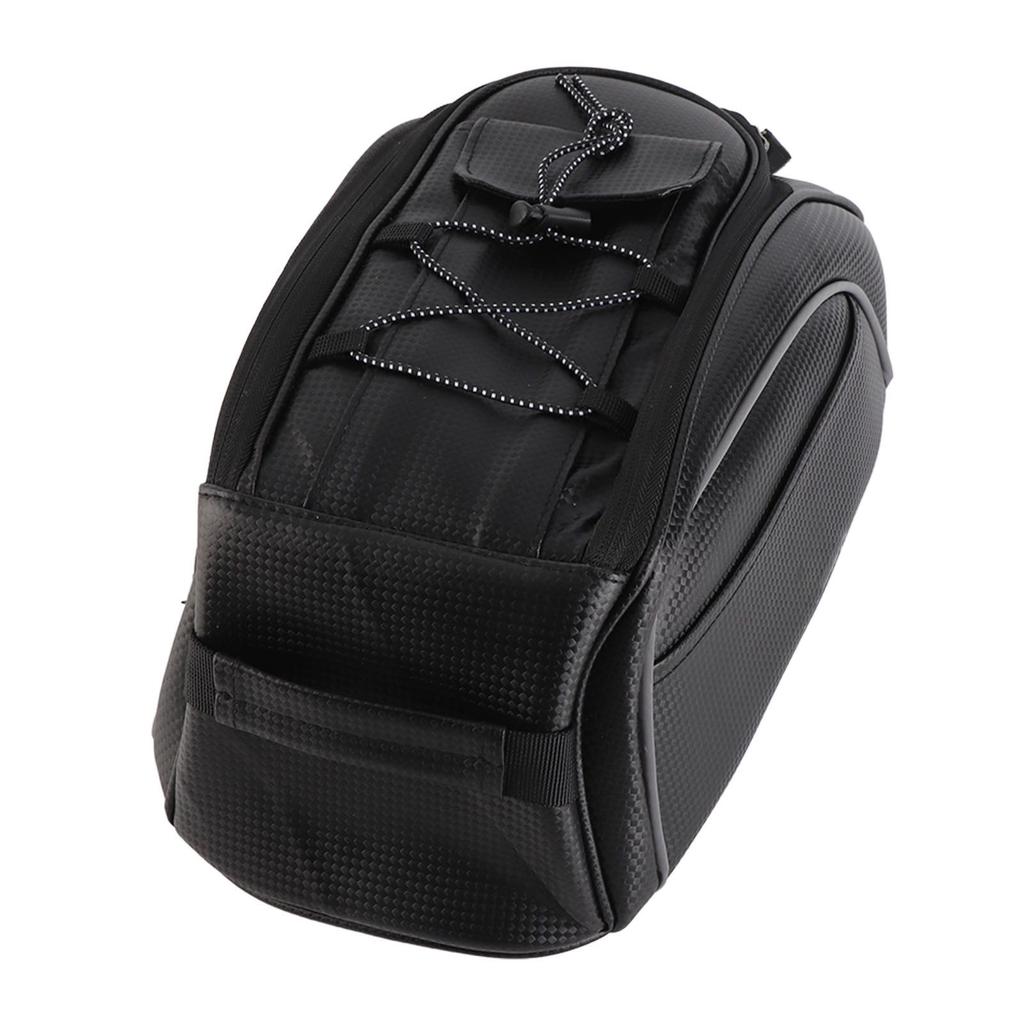 Bike Luggage Bag Water Proof PU Leather Thermal Insulation Multifunctional Large Capacity Bike Rear Rack Bag