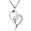 Shi Hongyuan Elegant Heart's Kiss Diamond Necklace