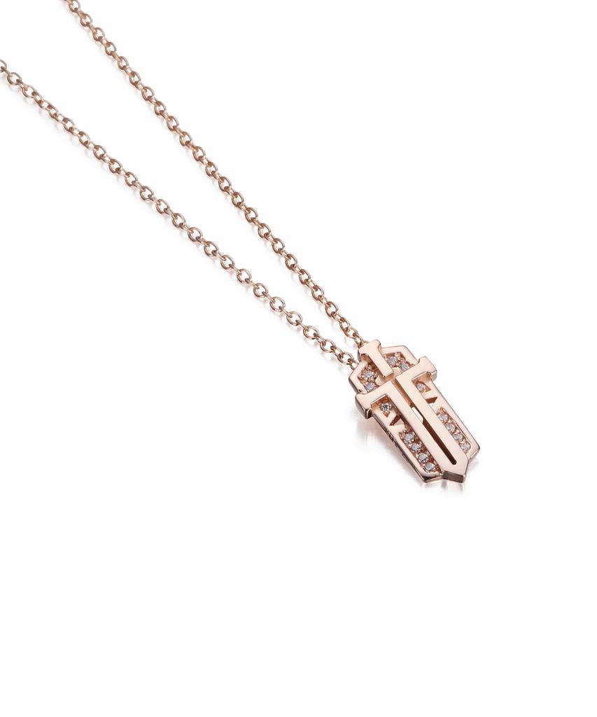 Trencadism Tm Necklace 14K Gold Necklace Tm_Necklace_Tmn15Sw