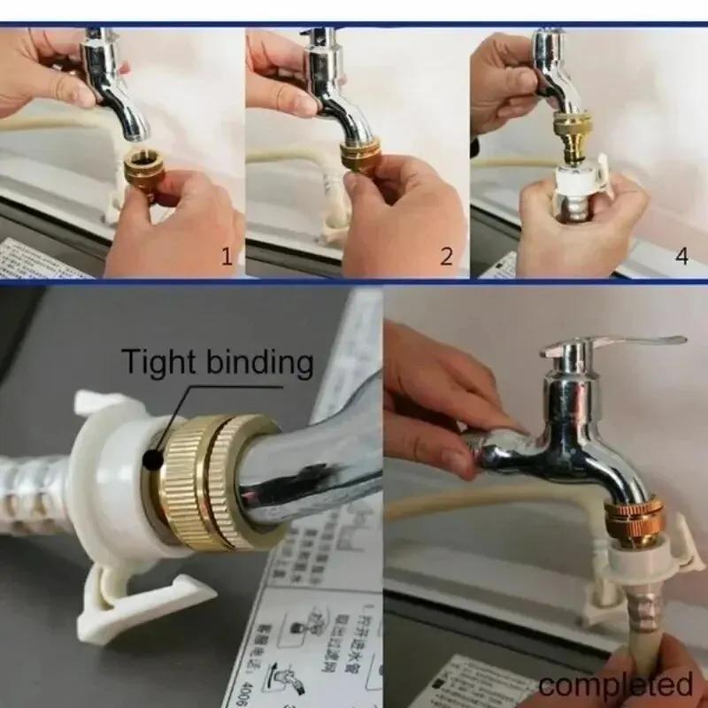 1/2/5 шт. универсальные адаптеры для кухонных кранов латунные краны для полива садовые инструменты соединитель для крана смеситель шланг адаптер фитинг для раковины