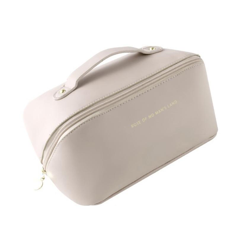 Большая дорожная косметичка для женщин, кожаный органайзер для косметики, женские косметички, органайзер для туалетных принадлежностей, косметички для хранения