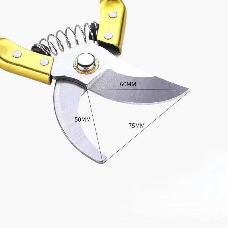 Садовые секаторы из нержавеющей стали Инструменты для обрезки Садовые инструменты Ножницы Резак Сбор фруктов Сорняки Домашние ветки в горшках Секатор