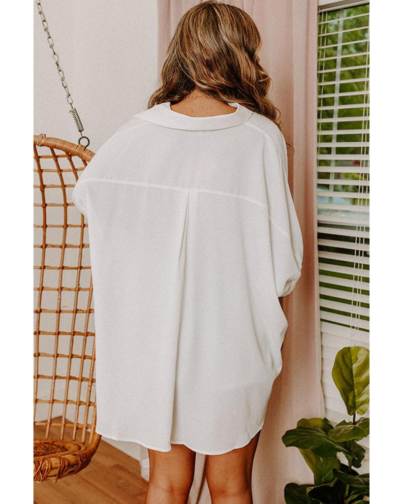 Azura Exchange Puff Sleeve Oversize Shirt