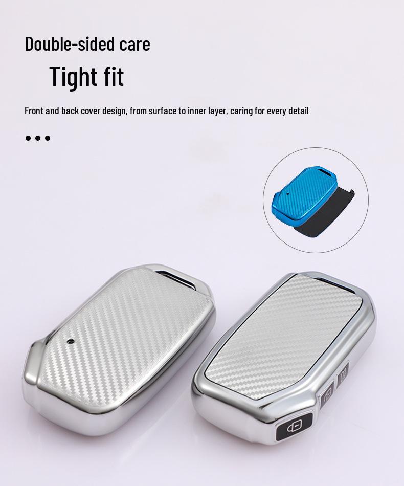 Чехол для ключа Kia: Защитный чехол из углеродного волокна для моделей K5, New Sportage, Sportage, Aopao 19 и K3