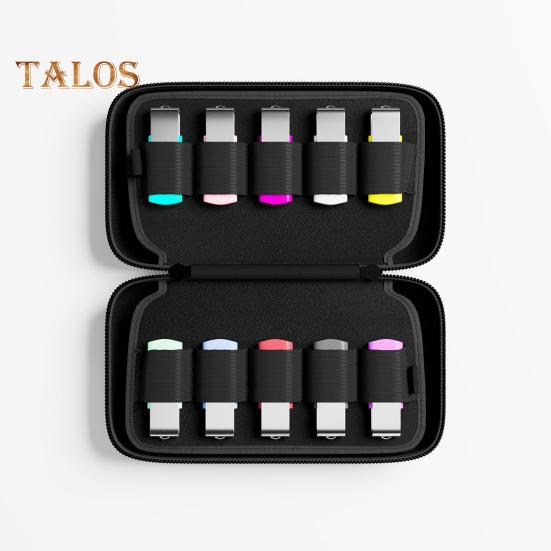 USB Flash Drive Bag Storage Organizer Large Capacity Shockproof Impact Resistant Pocket-sized Flash Drive Organizer with Zipper