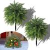 Artificial Pine Topiary Realistic Faux Pine Bushes Artificial Greenery with Spike Christmas Topiary for Home Indoor Front Porch Outdoor Decor