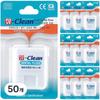 Зубная нить Iclean воскового типа 50,3 м, 1 упаковка, 50 шт.