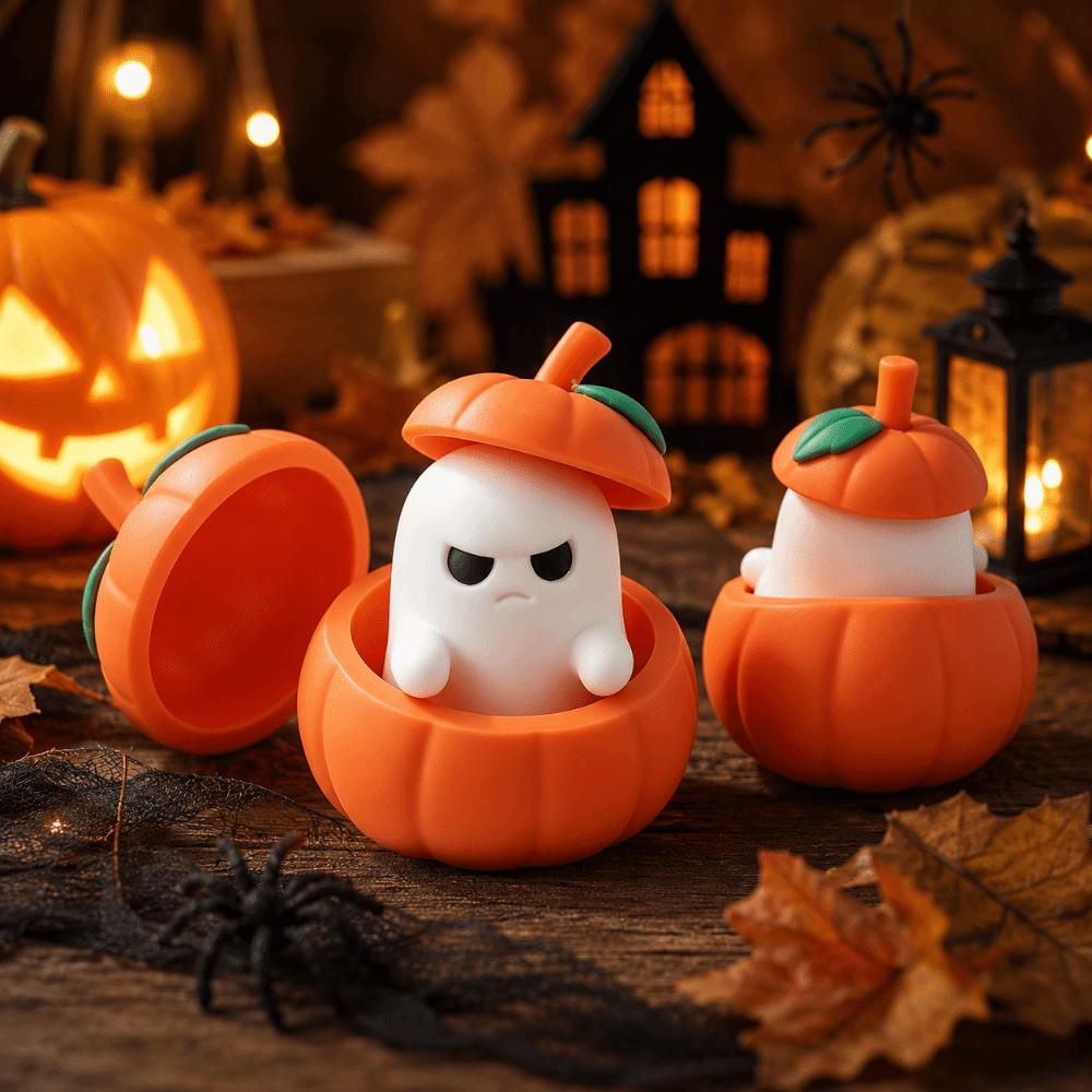 Halloween Party Props Pumpkin Storage Box Funny Candy Box Holiday Gift Pumpkin Ornaments Halloween