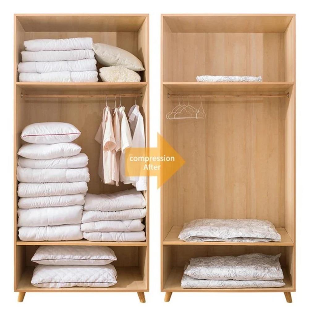 ПЭ вакуумные мешки для хранения многоразовые прозрачные мешки для хранения новый контейнер для хранения воздушный насос