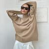 Fashion Trendy Women's Turtleneck Sweater Autumn And Winter New Casual Loose Lazy Thickened Sweater Knitted Pullover