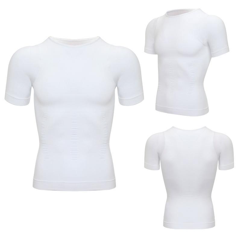 Жилет для похудения для мужчин, компрессионные рубашки для груди, гинекомастии, корректирующее белье, корректирующее белье