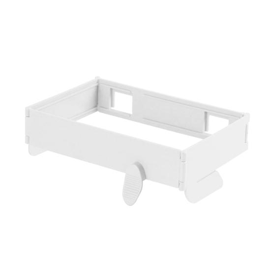 Yousheng 2Pcs Foldable Trash Bag Holder Large Opening Design Snap Fastening Space Saving Foldable Garbage Rack