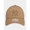 Casquette femme - New Era - New York Yankees Ess 9FORTY - Taille unique - Beige - Confortable et stylée