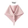 100% Pure Cashmere Women's Knit Triangle Scarf - Neck Warmer & Protector for Autumn/Winter