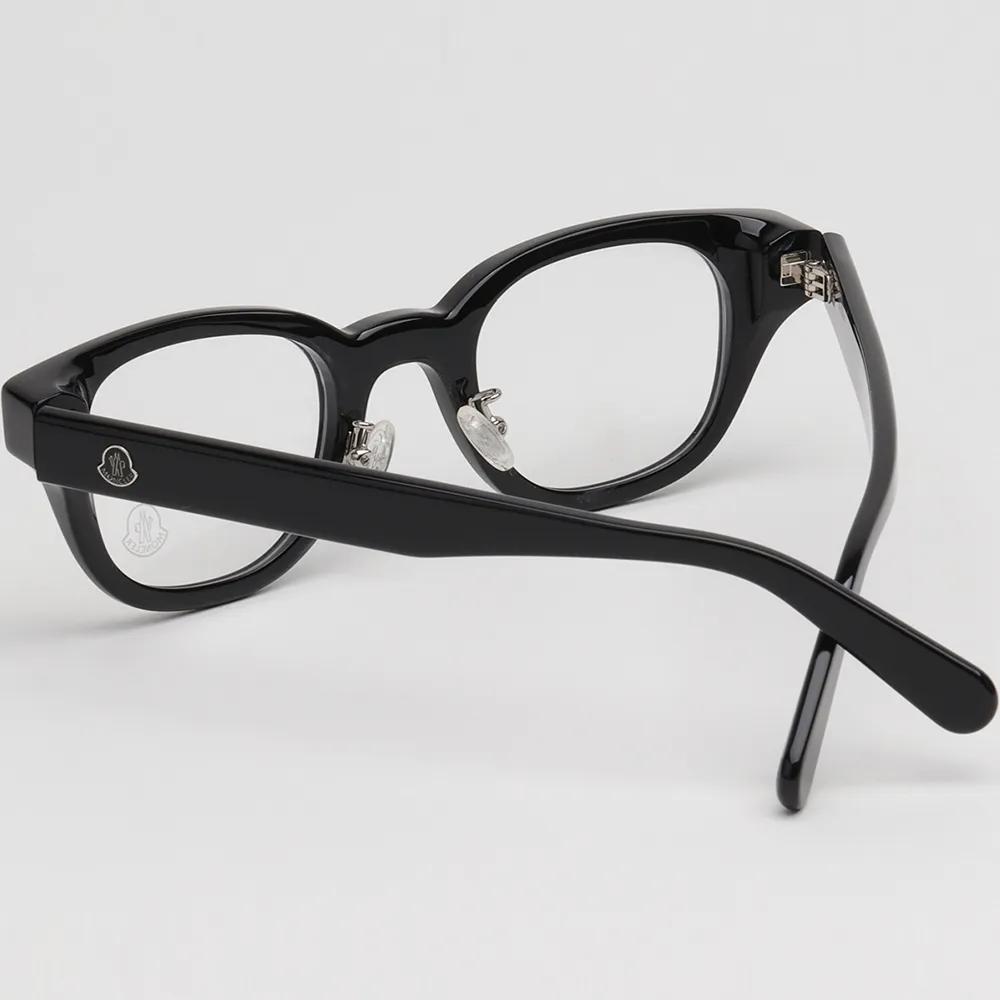 Moncler Eyeglass Frames ML5157D 001 Horn-rimmed Square Black