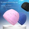 Waterproof High Elastic Unisex Swimming Cap with Ear Protection for Long Hair