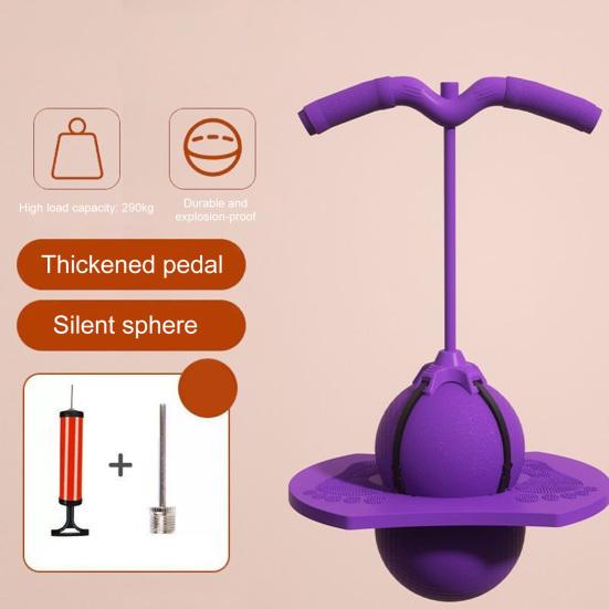Jumping Ball Hoppers Toy for Kids Adults Bouncing Ball with Handle Kids Jumping Game for Balance Training Fitness Fun Exercise