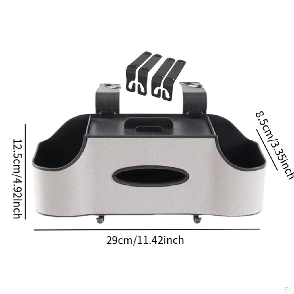 Органайзер на спинку сиденья автомобиля с держателем для салфеток и подстаканником