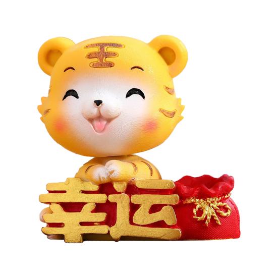 Симпатичная фигурка тигра с добрым смыслом, легкая, изысканная