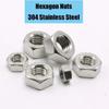 Шестигранные гайки из нержавеющей стали 304
