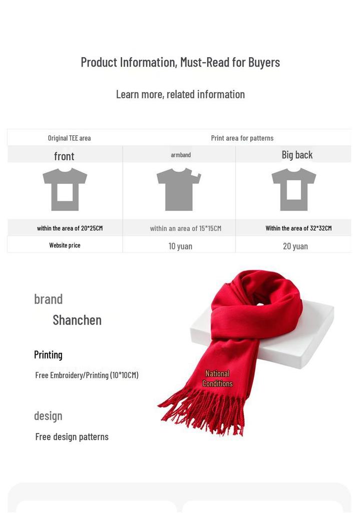 2026 Corporate Event Red Scarf with Custom Logo Embroidery - Anniversary Celebration Shawl