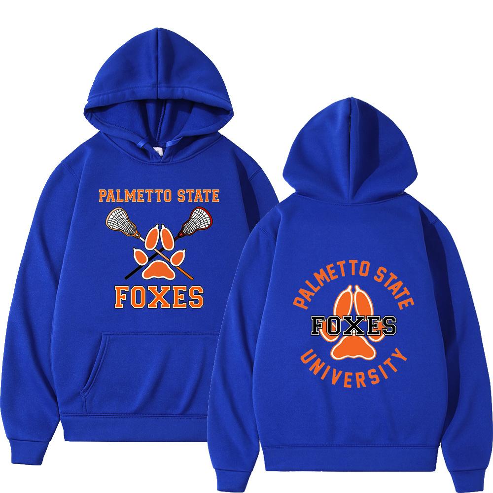 Streetwear The Foxhole Court Palmetto State Foxes Printed Men's Hoodie Pullover Men Hoodies Women Hip Hop Sweatshirt Clothes