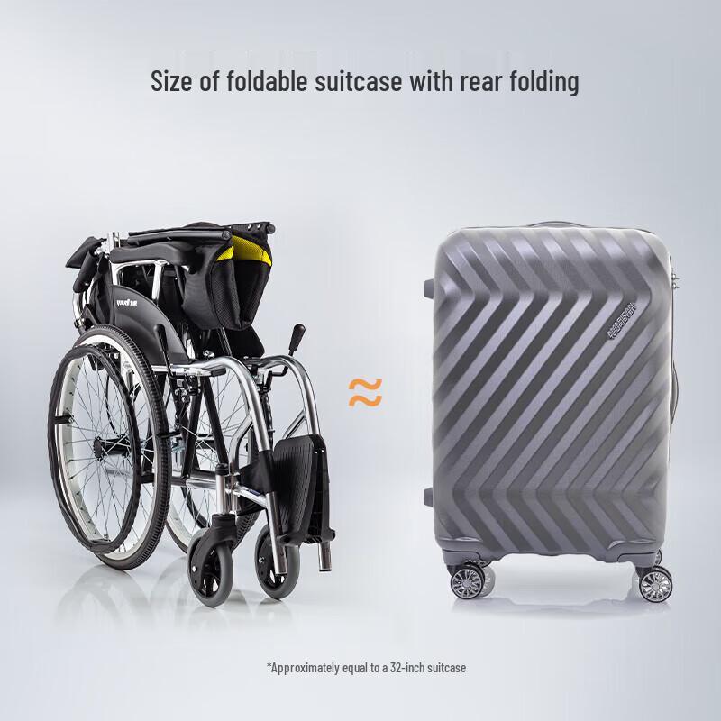 Yuwell H061C Manual Lightweight Folding Wheelchair