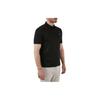 Emporio Armani Мужская футболка-поло с коротким рукавом, однотонная, с нашивкой-логотипом, свободного кроя, повседневная, Черный 3L1FAL-1JUVZ-0999