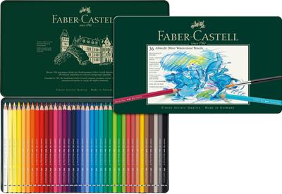 Акварельные карандаши Albrecht Dura 36 117536 Японские карандаши Faber-Castell, Цвета, Жестяная коробка, [Официальный продукт]