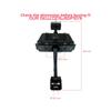 EDP1078-1 2 Pieces Rear Left AND Right Door Catch Hinge Brake Stop Check Strap Limiter for BMW 5 Series E60 E61 2001-2010 4/5-Door 51227176805