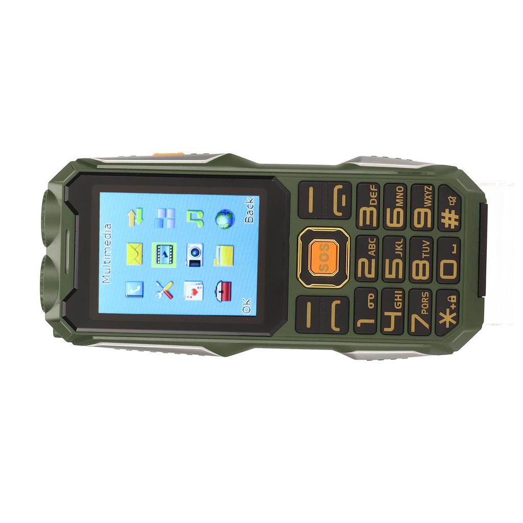 2.4in 1.3MP Big Button Double Card Senior Cellphone Bluetooth 2G SOS Large Button Older Mobile