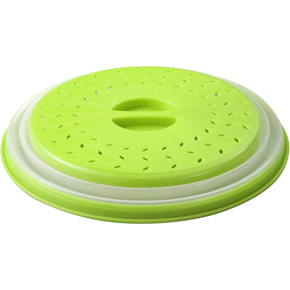 Multipurpose Microwave Cover, Collapsible Design for Easy Storage, Ventilation Holes for Steam Escape, Easy Grip Handle for Safe Lifting, Bpa Free Sil