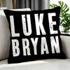 Band Luke Bryan Cushion Cover Cushion Cover Set 4Pcs 50X50 45X45 40X40 Pillowcase Decorative Sofa Home Decor