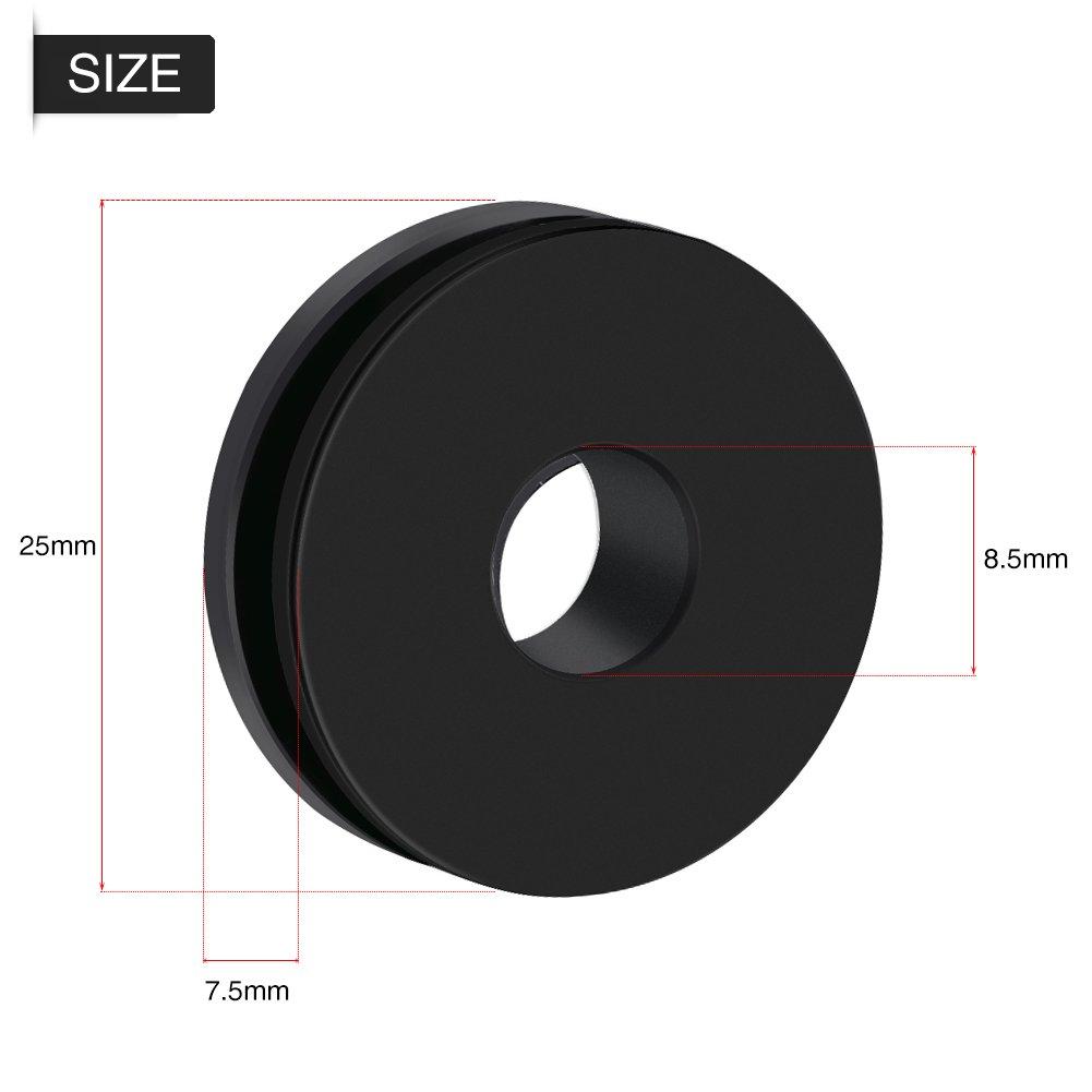 Qiilu Removable Windshield Bushing Grommets for Harley Road King Heritage Softail Set of 4