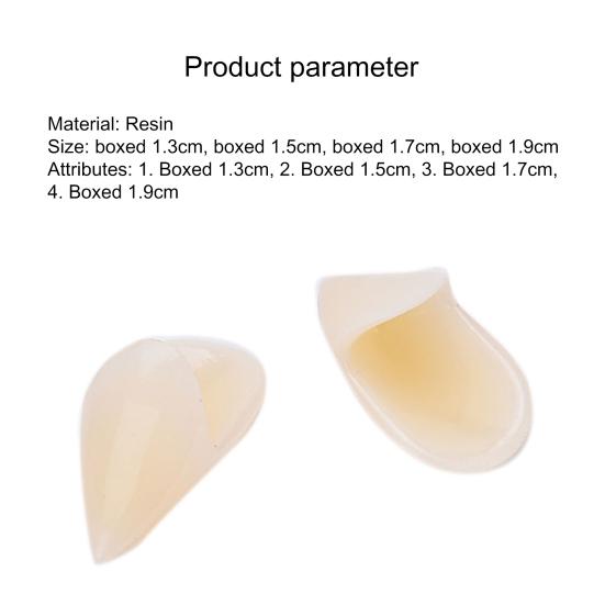 2шт накладные клыки изысканные клыки из смолы без запаха реквизит для косплея на Хэллоуин
