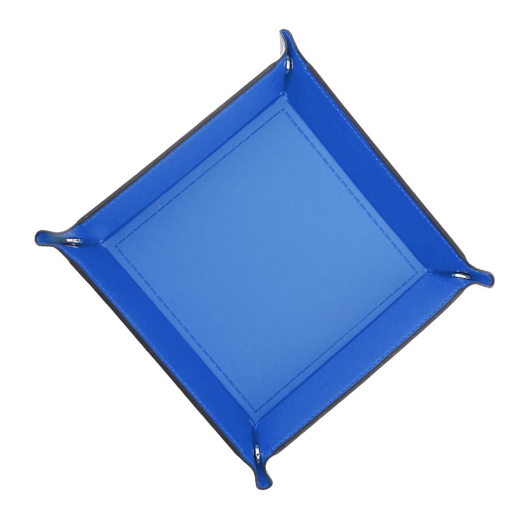Tray PU Leather Rolling Tray Holder for Games Like RPG, DND, Drinking Bar Board Game Supplies