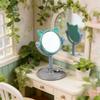 1:12 Scale Doll House Miniature Vanity Mirror With Comb Set For Realistic Scene Setting Decoration Doll Accessories