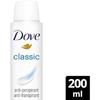 Дезодорант - DOVE - ORIGINAL CLASSIC - 200 мл - Без спирта - Унисекс