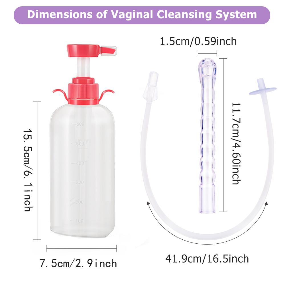 Medical Vaginal Clearner Anal Douche Enema Ass Anus Cleaning Syringe Washing Irrigator Clean Vagina Device
