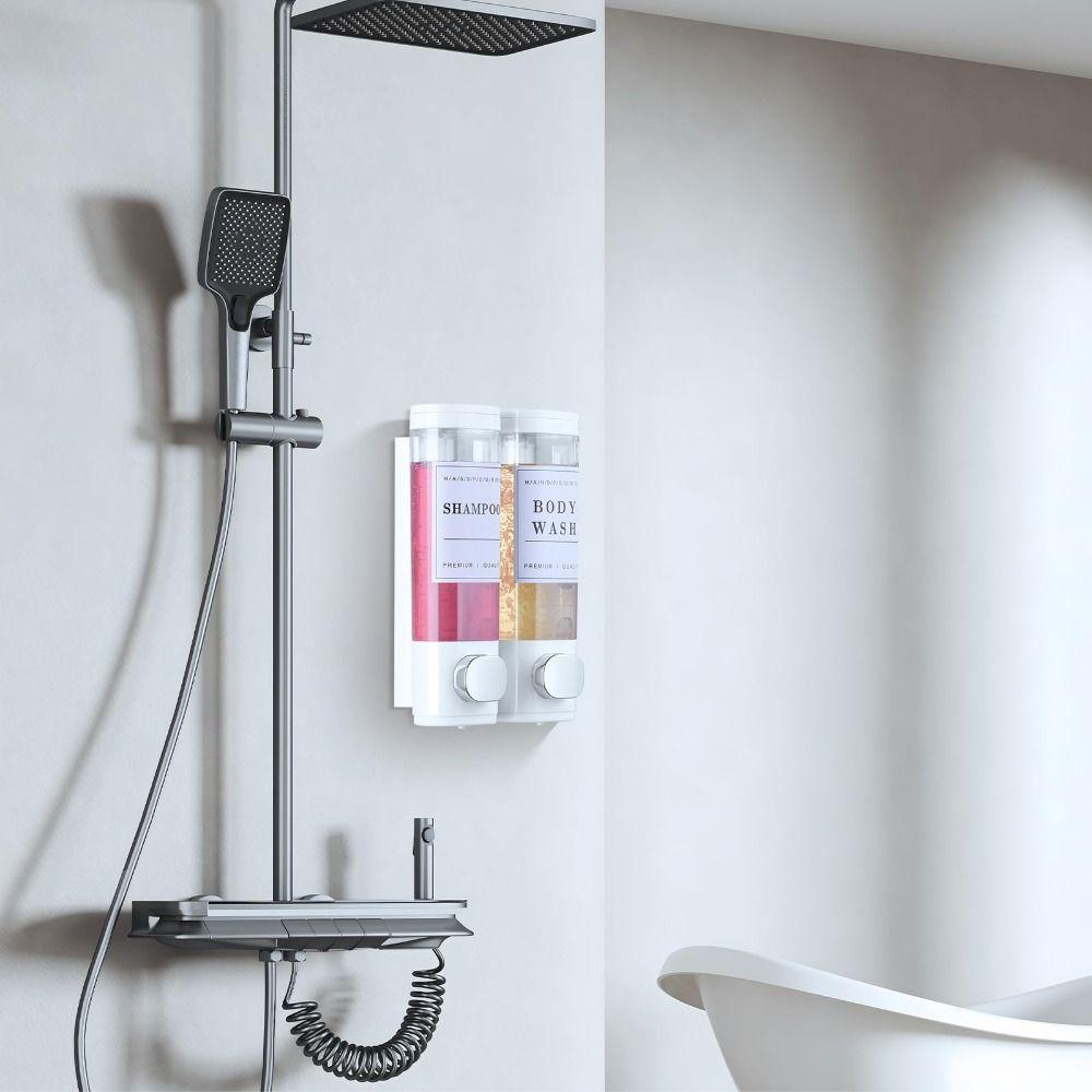 Настенный дозатор для шампуня Без сверления Дозатор для кондиционера Для ванной комнаты Отеля