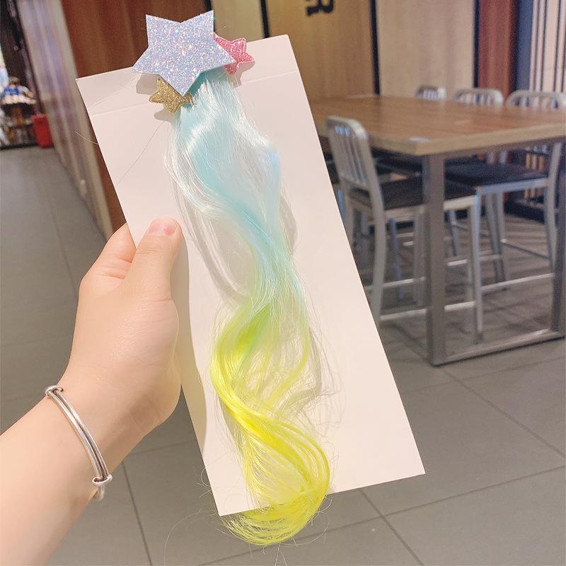 1 пара, милая заколка для девочек, детская заколка для волос, мультяшная веревка для волос, аксессуары, детский парик, веревка для волос, головной убор