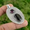 925 Silver Natural Nellite African Amethyst Bezel Daughter Elegant Boho Pendant