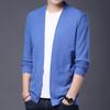 Stylish Men's Korean Knitted Cardigan - Lightweight Spring Sweater