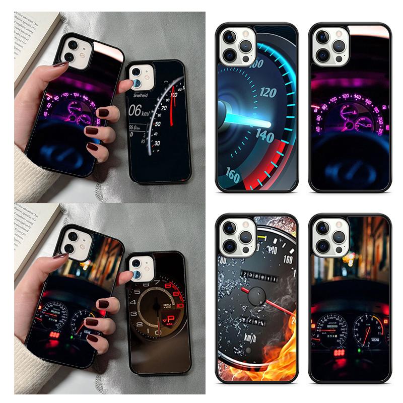 Cool Speedometer Phone Case For Apple iPhone 17 Air Pro Max Plus Coque For iPhone 17 Air 14 15 16 13 12 Max Cover