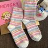 Cute Mink Velvet Snow Boot Socks Winter Thickened Middle Tube Socks  New Year's Gift