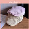 Retro Wide Brim Cotton Cap For Autumn Winter Seasonal Sun Unisex Protection