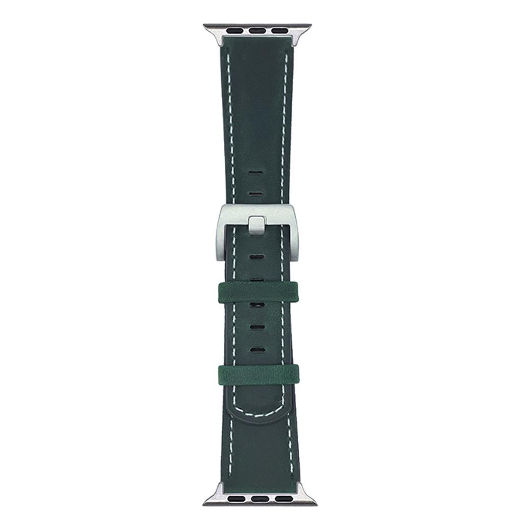 Genuine Leather Watchband For Apple Watch Series 10 9 8 7 SE 6 5 4 3 2 1 42mm 41mm 40mm 38mm Wrist Strap Replacement