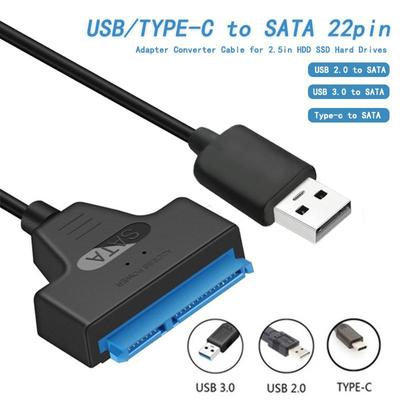 Кабель-адаптер USB3.0 для жесткого диска Sata Type-c в конвертер Sata 2,5-дюймовый внешний жесткий диск с