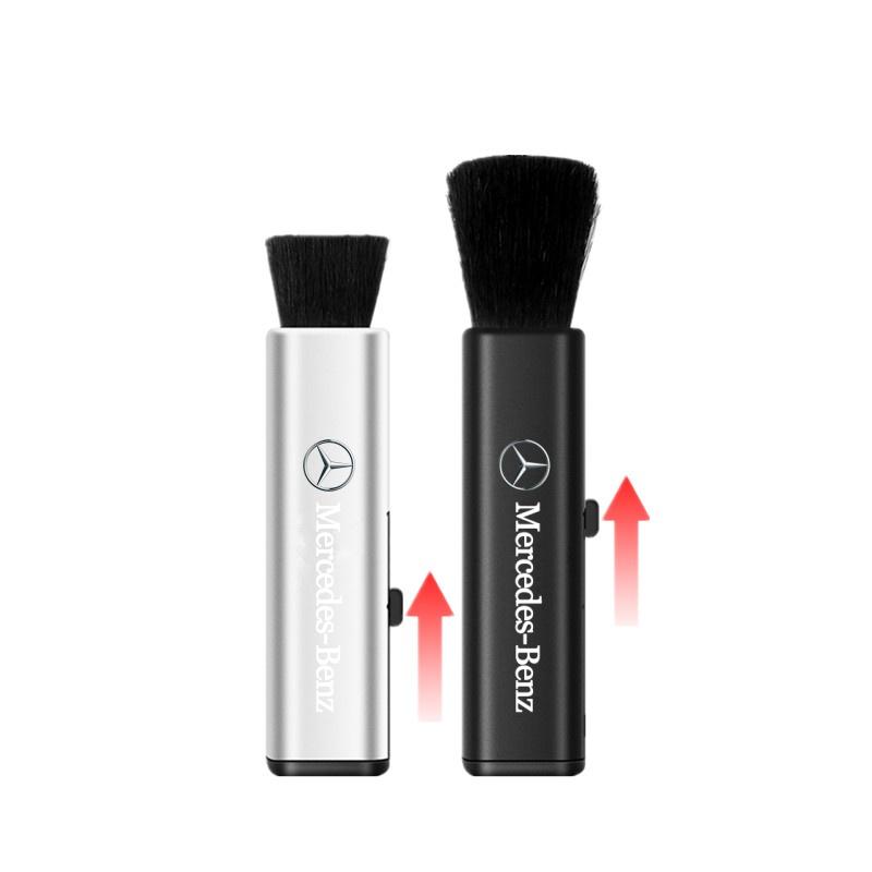 CRF1 Car Retractable Cleaning Brush JSSSQJS For Mercedes Benz AMG W203 W204 W205 GLC Artificial Wool Small Brush Interior Mouldings