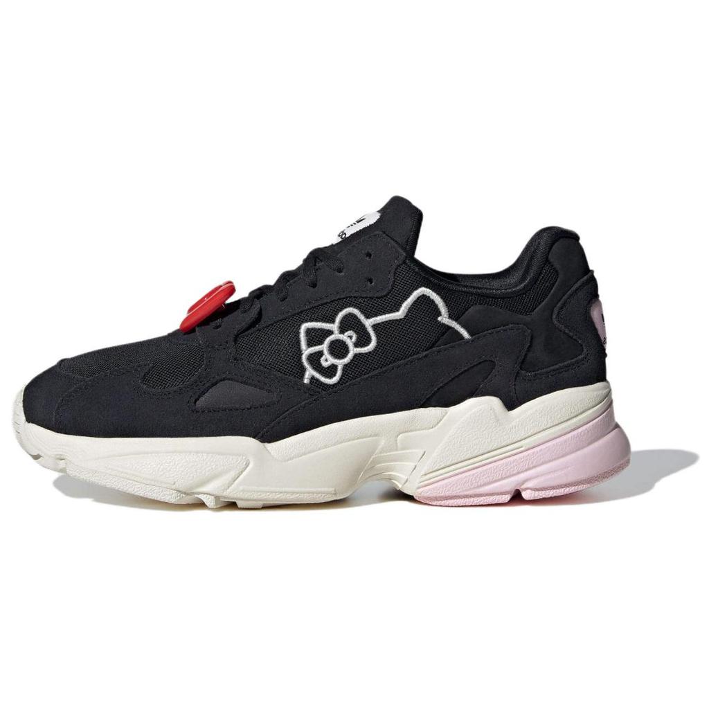 Hello Kitty X Adidas  Falcon Black Clear Pink Women Sneakers Core-Black Off-White IG6788